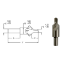 Picture of LINK 70-TN-380 4MM Metric 90D SED HSS Screw Countersink, TIN Coated