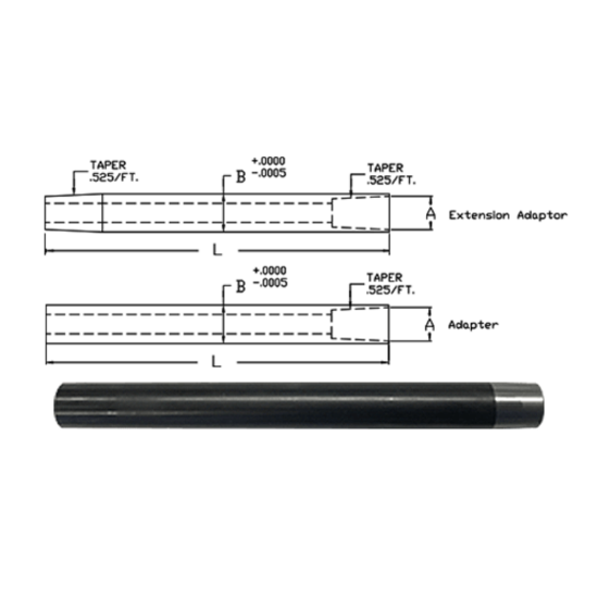 Picture of LINK 80-L5-256 UA3 X 10 Straight Shank ADAPTER
