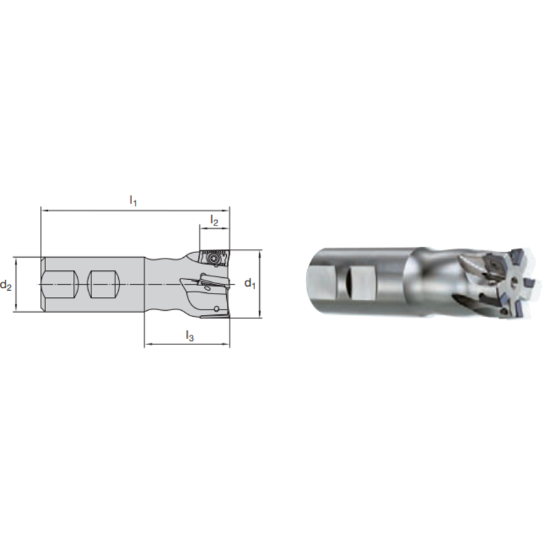 Picture of LMT FETTE EMU90A17.150SGI Milling Cutter 90.0°