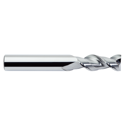 Picture of M.A. FORD 13610000R.015 DIA 1 SH 1.00 LOC 1.2500 OAL 4.00 End Mill Standard Flute High Helix Carbide Uncoated Single End Corner Radius 0.0150 0.38MM TuffCut® AL