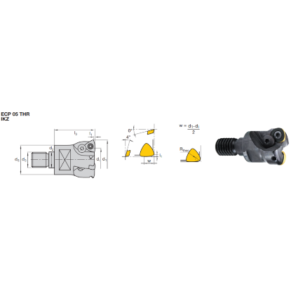 Picture of LMT FETTE ECP05 X65.150TH-I 1.5 Milling Feed Mill Milling Cutter 1.500 Cutter Diameter