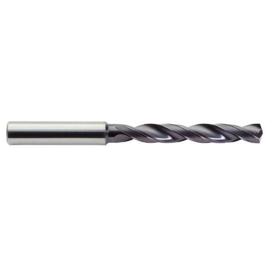 Picture of M.A. FORD CXDSR 1030AP Carbide Drill Coolant Thru Carbide 140° - 142° 0.405 Dia 0.472 Shank 4.645 OAL 2 Flute 2.795 Flute Length Carbide AlTiN