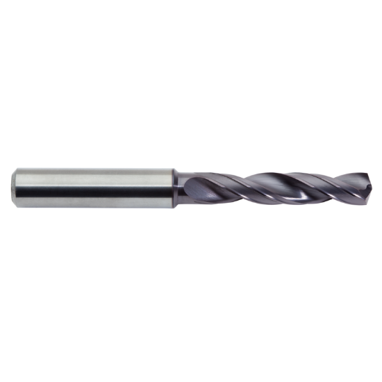 Picture of M.A. FORD CXDSS1520AP Carbide Drill Coolant Thru Carbide 140° - 142° 0.152 Dia 0.156 Shank 2.600 OAL 2 Flute 0.945 Flute Length Carbide AlTiN