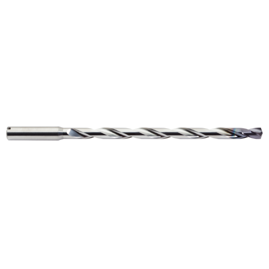 Picture of M.A. FORD 2XDCE3346A Deep Hole Coolant Thru Carbide 140° - 142° 0.334 Dia 0.393 Shank 7.086 OAL 2 Flute 5.315 Flute Length Carbide AlTiN
