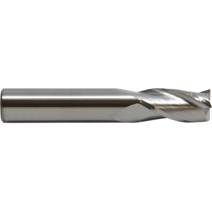 Picture of M.A. FORD 11650002C DIA 1/2 SH 0.50 LOC 1.2500 OAL 3.00 End Mill Standard Flute Standard Helix Carbide TiCN Single End Corner Radius 0.0200 0.51MM TuffCut® GP