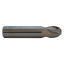 Picture of M.A. FORD 16503120A DIA 1/32 SH 0.1250 LOC 0.0625 OAL 1.50 End Mill Standard Flute Standard Helix Carbide AlTiN Single End Ball Nose TuffCut® GP