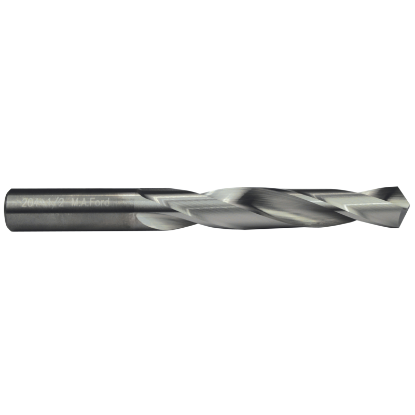 Picture of M.A. FORD 20413600 Carbide Drill Solid Carbide 118° 0.136 Dia 0.136 Shank 2.500 OAL 2 Flute 1.375 Flute Length Carbide