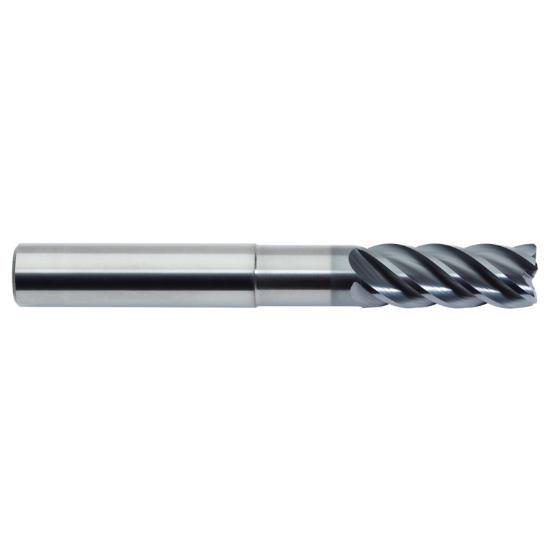 Picture of M.A. FORD 278 2500N4-3.0RB DIA 25MM SH 0.9843 LOC 1.5748 OAL 5.9843 End Mill Standard Flute Standard Helix Carbide AlTiN Single End Corner Radius 0.1181 3.00MM TuffCut® XT
