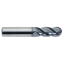 Picture of M.A. FORD 27912500B DIA 1/8 SH 0.1250 LOC 0.2500 OAL 1.50 End Mill Standard Flute Variable Helix Carbide AlTiN Single End Ball Nose TuffCut® XT