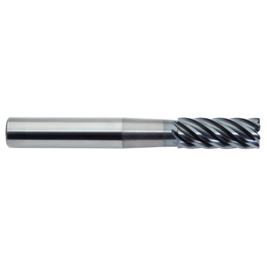 Picture of M.A. FORD 18075024NB DIA 3/4 SH 0.7500 LOC 1.8750 OAL 5.00 End Mill Standard Flute Standard Helix Carbide AlTiN Single End Corner Radius 0.0300 0.76MM TuffCut® XR7