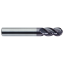 Picture of M.A. FORD 17962520A DIA 5/8 SH 0.6250 LOC 0.7500 OAL 6.00 End Mill Standard Flute High Helix Carbide AlTiN Single End Ball Nose TuffCut® XR