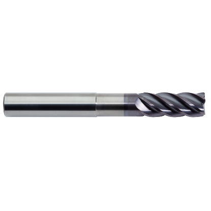 Picture of M.A. FORD 17810035NA DIA 1 SH 1.00 LOC 3.00 OAL 6.00 End Mill Standard Flute Standard Helix Carbide AlTiN Single End Corner Radius 0.0450 1.14MM TuffCut® XR