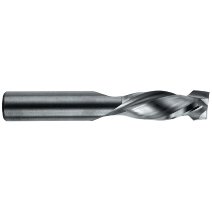Picture of ROBBJACK HB-401-20 DIA 5/8 SH 0.6250 LOC 1.3125 OAL 4.00 End Mill Standard Flute Standard Helix Carbide Uncoated Single End Square Sharp