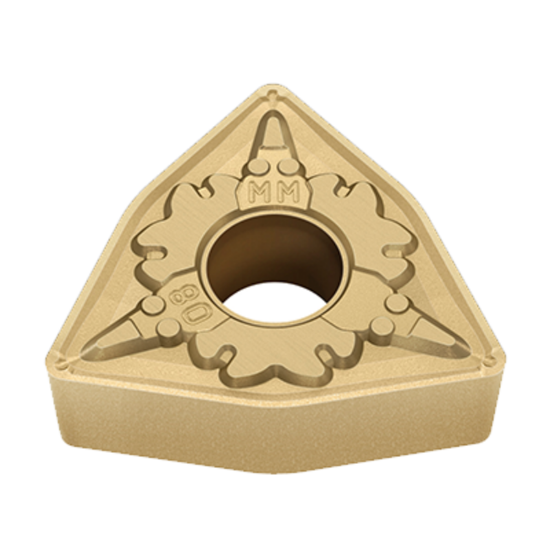 Picture of MITSUBISHI WNMG433MM MC7025 Turning Insert Trigon Carbide 0.047 Radius