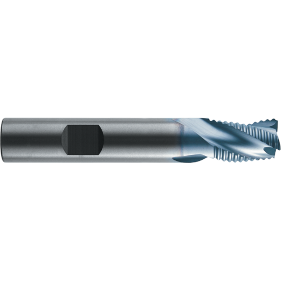 Picture of ROBBJACK MSTR-301-12-T DIA 12MM SH 0.4724 LOC 0.6299 OAL 3.2677 End Mill Carbide TiN Single End Square Sharp
