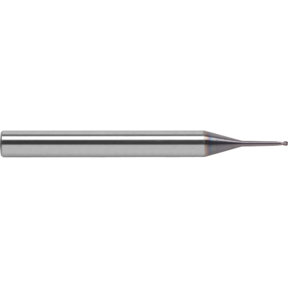 Picture of ROBBJACK MTM-203-03 DIA 3MM SH 0.2362 LOC 0.1181 OAL 2.9528 End Mill Standard Flute Standard Helix Carbide Uncoated Single End Corner Radius
