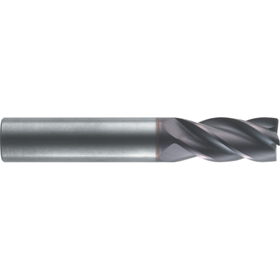 Picture of ROBBJACK NS-403-32 DIA 1 SH 1.00 LOC 2.50 OAL 6.00 End Mill Standard Flute Variable Helix Carbide Uncoated Single End Square With Chamfer