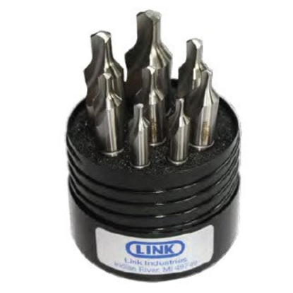 Picture of LINK 05-L2-374 English 82° Screw UNIDAPT Countersink 8PC Set