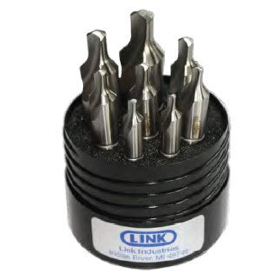 Picture of LINK 05-L2-374 English 82° Screw UNIDAPT Countersink 8PC Set