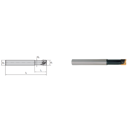 Picture of LMT FETTE EBG V0750A0750 210N Milling Back Draft Milling Cutter 0.750 Cutter Diameter