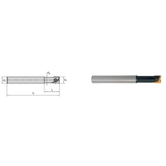 Picture of LMT FETTE EBG V1000A1000 160N Milling Back Draft Milling Cutter 1.000 Cutter Diameter