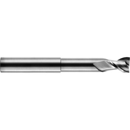 Picture of ROBBJACK MFM-302-25-BN-DLC DIA 25MM SH 0.9843 LOC 1.0236 OAL 6.4961 End Mill Standard Flute Standard Helix Carbide DLC Single End Ball Nose