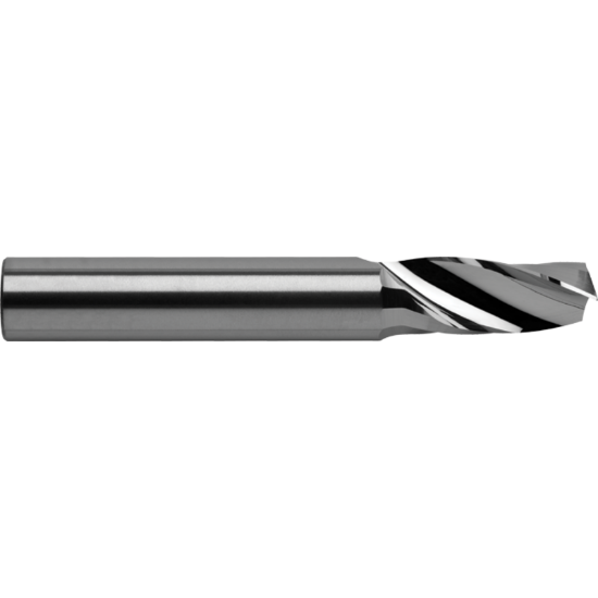 Picture of ROBBJACK MPM-112-12 DIA 12MM SH 0.4724 LOC 0.9843 OAL 3.2677 End Mill Standard Flute Standard Helix Carbide Uncoated Single End Square Sharp