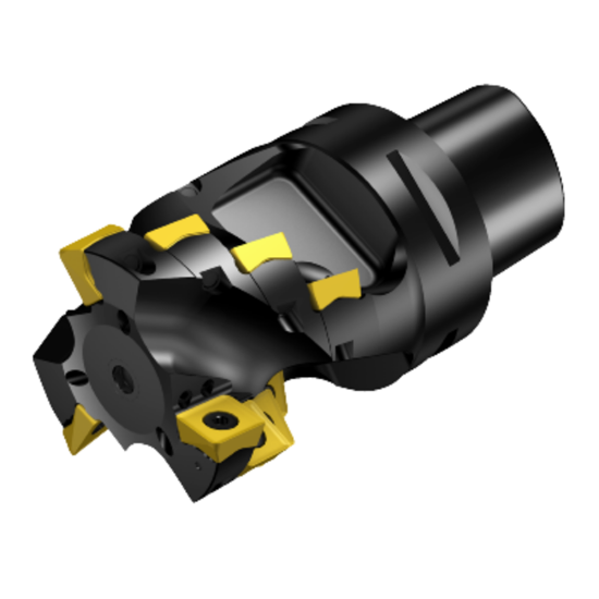 Picture of SANDVIK A690-051C5-1060H, CoroMill 690 Long Edge Square Shoulder Milling Cutter, 2" Cutting Diameter, Coromant PSC "Capto Type" C5