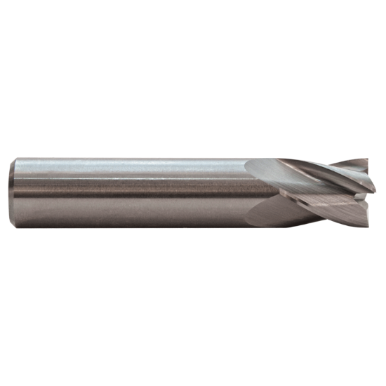 Picture of M.A. FORD 16323430R.035 DIA 15/64 SH 0.2500 LOC 0.50 OAL 2.00 End Mill Standard Flute Standard Helix Carbide Uncoated Single End Corner Radius 0.0350 0.89MM TuffCut® GP