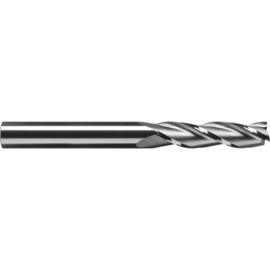 Picture of ROBBJACK MTL-303-20 DIA 20MM SH 0.7874 LOC 2.9528 OAL 5.1181 End Mill Standard Flute Standard Helix Carbide Uncoated Single End Square