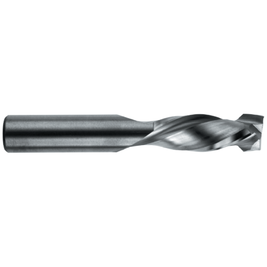 Picture of ROBBJACK HB-401-24 DIA 3/4 SH 0.7500 LOC 1.3125 OAL 4.00 End Mill Standard Flute Standard Helix Carbide Uncoated Single End Square Sharp