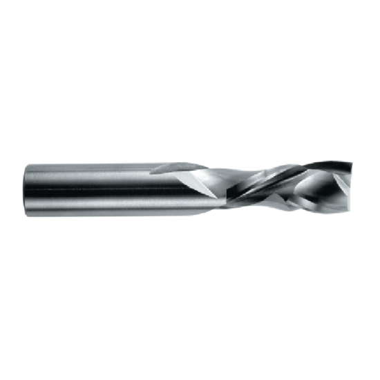 Picture of ROBBJACK HB-402-24 DIA 3/4 SH 0.7500 LOC 1.3125 OAL 4.00 End Mill Standard Flute Standard Helix Carbide Uncoated Single End Square Sharp