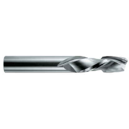 Picture of ROBBJACK HB-404-16 DIA 1/2 SH 0.50 LOC 1.3125 OAL 3.50 End Mill Standard Flute Standard Helix Carbide Uncoated Single End Square Sharp