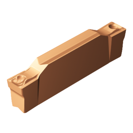 Picture of SANDVIK N123H2-0396-0002-GF 1125 Grooving,Groove Turning Insert Clamp Down