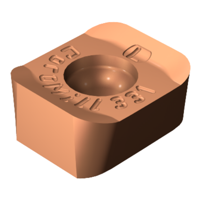 Picture of SANDVIK N331.1A-08 45 08E-KL 1020 CoroMill® 331, Carbide Insert for Slotting, TiAlN Coating Insert