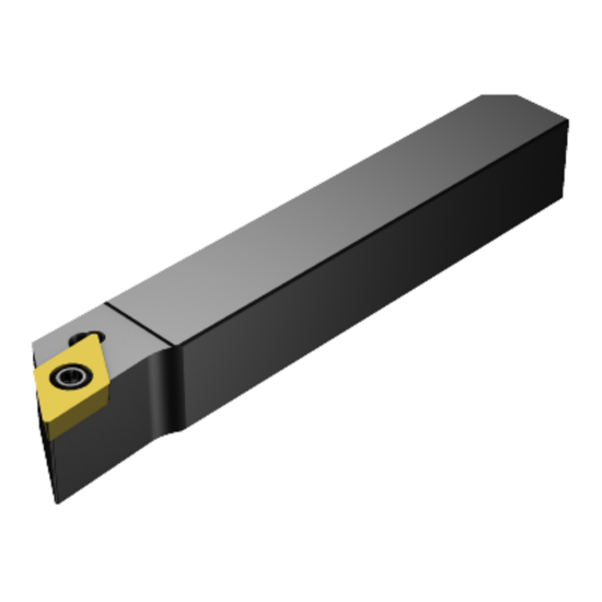 Picture of SANDVIK QS-SDJCR 083X, CoroTurn 107 QS Short Holder for QS Holding System, Right Hand, 1/2 x 1/2" Shank Stick Tool