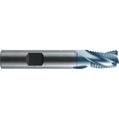 Picture of ROBBJACK MSTR-301-16-T DIA 16MM SH 0.6299 LOC 0.7874 OAL 3.6220 End Mill Carbide TiN Single End Square Sharp