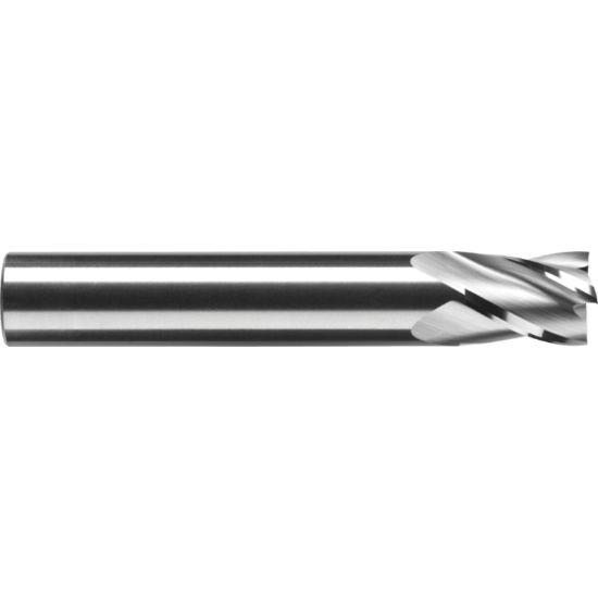 Picture of ROBBJACK S1-401-14 DIA 7/16 SH 0.4375 LOC 0.6250 OAL 2.7500 End Mill Standard Flute Standard Helix Carbide Uncoated Single End Square Sharp