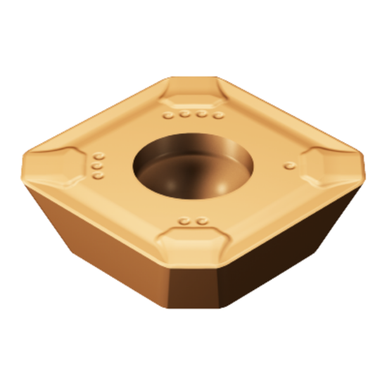 Picture of SANDVIK R245-18 T6 M-KM 1020 CoroMill 245 Insert; 45 degree face Milling