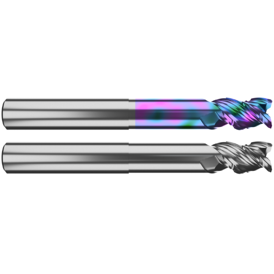 Picture of M.A. FORD 33475000N4R.030GP DIA 3/4 SH 0.7500 LOC 1.00 OAL 5.00 End Mill Carbide Gem Plus Single End Corner Radius 0.0300 0.76MM