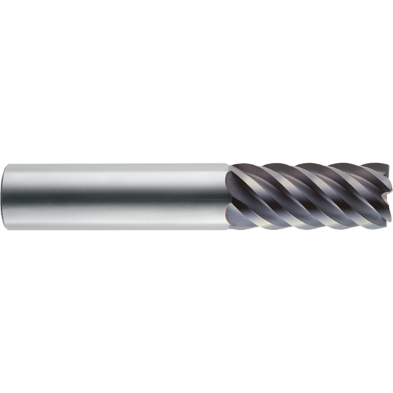 Picture of ROBBJACK XF-802-32-090-FL DIA 1 SH 1.00 LOC 2.00 OAL 5.00 End Mill Standard Flute High Helix Carbide Uncoated Single End Corner Radius 0.0900 2.29MM