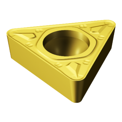 Picture of SANDVIK TCMT 3(2.5)2-MR 2025 Turning Insert Triangle TiCN + Al2O3 + TiN Carbide 0.031 Corner Radius
