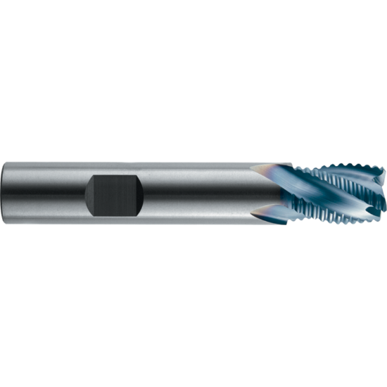 Picture of ROBBJACK STR-401-32-T DIA 1 SH 1.00 LOC 1.50 OAL 5.00 End Mill Carbide TiN Single End Square Sharp