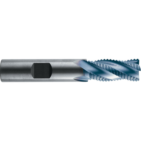 Picture of ROBBJACK STR-404-20 DIA 5/8 SH 0.6250 LOC 1.2500 OAL 3.50 End Mill Carbide Uncoated Single End Square Sharp