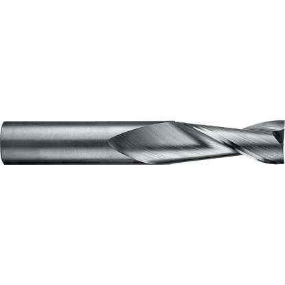 Picture of ROBBJACK TS-201-12-C DIA 3/8 SH 0.3750 LOC 0.6250 OAL 2.50 End Mill Standard Flute Standard Helix Carbide TiCN Single End Square Sharp
