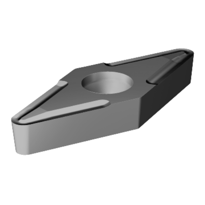 Picture of SANDVIK VBMT 2(1.5)1-UF H13A Turning Insert 35.0° Carbide 0.016 Corner Radius