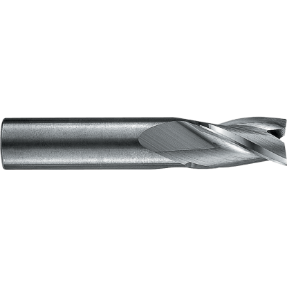 Picture of ROBBJACK TS-301-12-A DIA 3/8 SH 0.3750 LOC 0.6250 OAL 2.50 End Mill Standard Flute Standard Helix Carbide AlTiN Single End Square Sharp