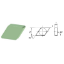 Picture of ROMAY DNGN 541 CC-30 Turning Insert 55.0° Ceramic 0.016 Corner Radius