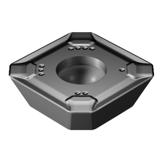 Picture of SANDVIK R245-12 T3 M-KH 3040 CoroMill 245 Insert; 45 degree face Milling