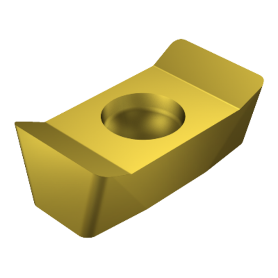 Picture of SANDVIK N331.1A-05 45 08H-NL 1025 CoroMill® 331, Carbide Insert for Slotting, TiCN + TiN Coating Insert